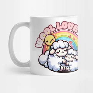 Cute Sheep Wool Love You Mug